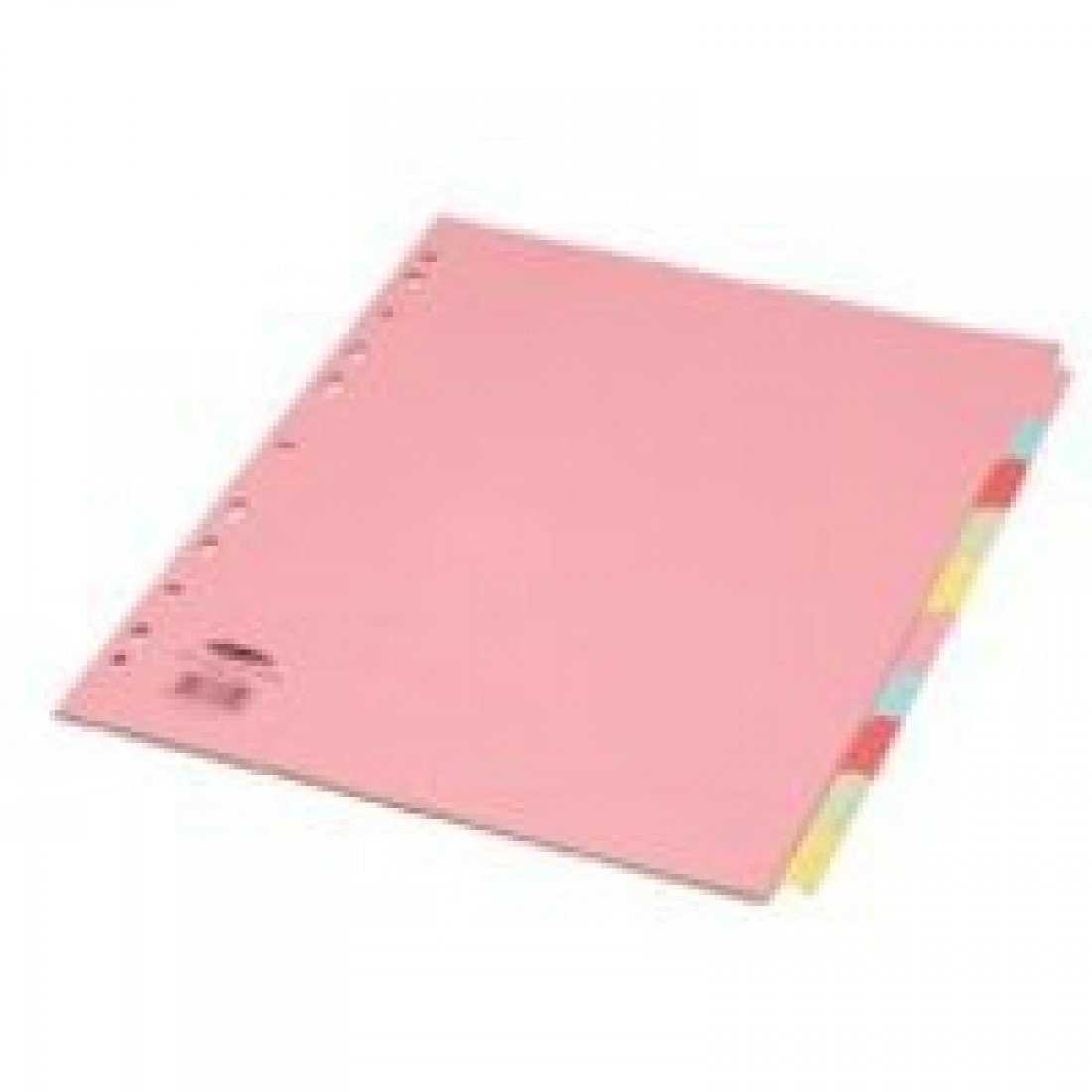 Concord Punched Pocket Subject Dividers Extra Wide 10-Part A4 Assorted Ref 72699