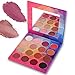 DE'LANCI Cream Gel Eyeshadow Palette - Matte and Shimmer 16 Colors Eye shadow Highly Pigmented Cream Makeup Palette with Mirror