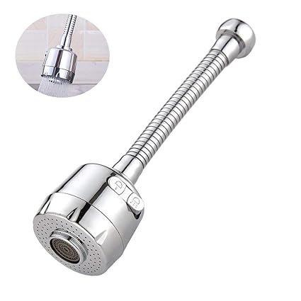 Baiwka 360 Swivel Kitchen Tap Aerator Water Saving Splash Proof