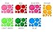 Polka Dots Wall Decals 91 pcs Cute - Colorful Round Stickers for Toddlers & Kids Bedroom,Playhouse,Nursery Decorations