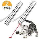 Tacobear 2PCS Cat Toys 3 in 1 USB Charging Catch Interactive LED Light Exercise Cat Training Tool