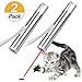 Tacobear 2PCS Cat Toys 3 in 1 USB Charging Catch Interactive LED Light Exercise Cat Training Tool