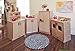 ECR4Kids Birch Pretend Play Kitchen Refrigerator Playset for Daycare, Natural