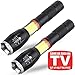 2 Pcs TACLIGHT Elite XML T6 LED Flashlight TC 1200 Lumen Super Bright COB Lantern+ Flashlight 2 in-1 with Zoom & Magnetic Base Tactical Small Flashlights As Seen On TV Taclight LED Flashlight Lantern
