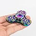 Opard Tri Rainbow Fidget Spinner R188 Central Bearing Colorful for Child and Adult (Zinc Alloy Engraving Colorful New)