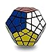 Megaminx 3x3x3 Speed Magic Cube Puzzles,12 Colors Dodecahedron ABS Ultra-smooth Master Speed Twist Cube,Brain Teaser Toys & Gifts by YKL WORLD (Black)