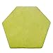WERSHOW Hexagon Coral Rug Pad Mat for Princess Castle Playhouse for Girls Children Play Tent Indoor and Outdoor Fun (Green)