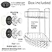 HASKO accessories - Suction Cup Corner Shower Caddy | 304 Stainless Steel Polished Chrome Shelf 2 Tier Basket Holder for Bathroom and kitchen