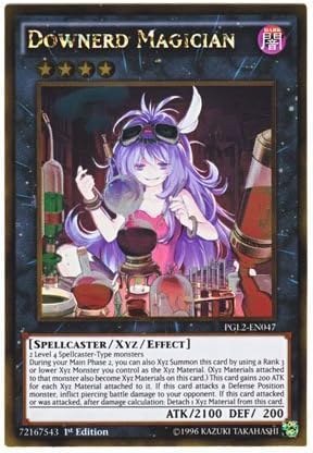 Amazon 遊戯王 英語版 Pgl2 En047 Downerd Magician ダウナード マジシャン ゴールドレア 1st Edition トレカ 通販