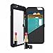 iPhone 6 Case, SQdeal Women Fashion Multi-function Travel Makeup Mirror Phone Case with Card Slot & Holder for iPhone 6 6s 4.7 inch (Black)