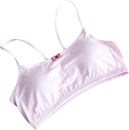 Yunso Meisjes Trainingsbeha Spaghettidrager Racerback Ondergoed Mini Letters Bowknot Brialet Crop Top Amazon Nl