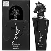 Lattafa Perfumes Maahir Black Edition for Unisex Eau de Parfum Spray, 3.4 Ounce