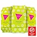 SweetSpot Labs Natural, pH Balanced, Personal Gentle Body Wipes, Grapefruit Verbena, 30 Count (Pack of 3) | Dermatologist & Gynecologist Tested