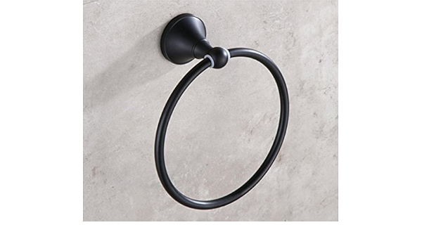 Baño de bronce negro hardware accesorios pared toallero de ...