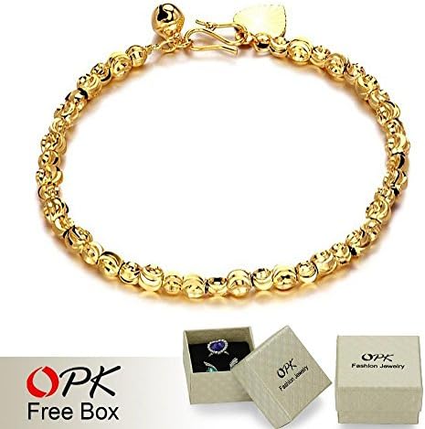 Wonderful Dream Opk Jewelry 18K Gold Plated Charm Bead Bracelet For Women Handmade Fashion Jewelry, 339 yjaliBracelets485