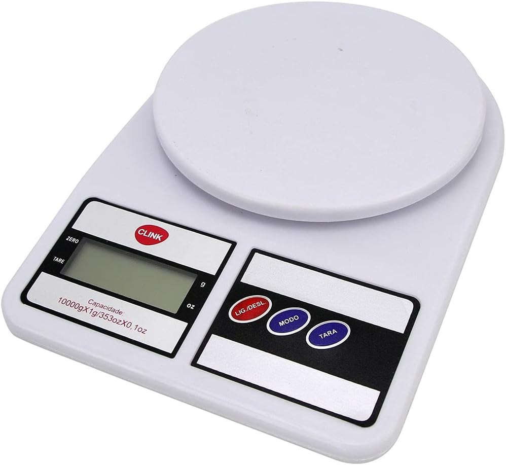 BALANCA DIGITAL COZINHA 1g a 10kg FITNESS ALTA PRECISAO CASA COMIDA