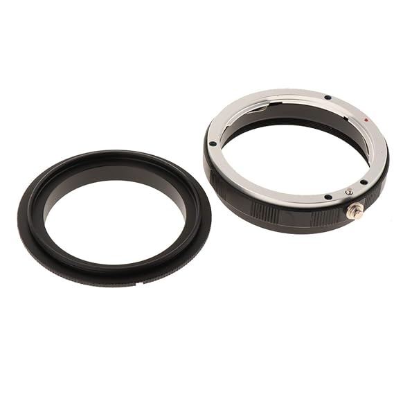 Buy 58mm Thread Metal Macro Reverse Ring Camera Mount Adapter + Rear