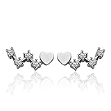 Heartbeat Cardiogram Stud Earrings Nurse Gift