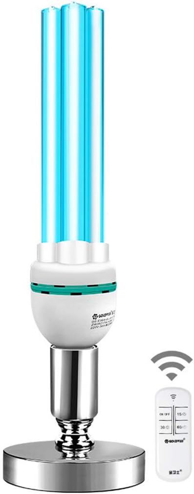 360° no Dead Angle Home Remote Control UV Disinfection lamp UV lamp Ozone Removal lamp