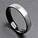 King Will BASIC 4MM Titanium Ring Brushed/Matte Comfort Fit Domed Wedding Band For Men