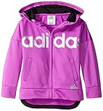 adidas Little Girls' Track Jacket, Purple, 6