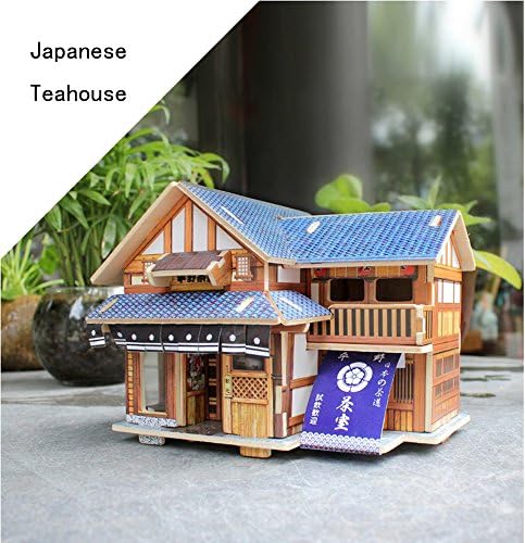 Berry President(TM) 3D Puzzle Jigsaw Educational toys DIY Japanese Tea House for kids Architectural fans 26-piece