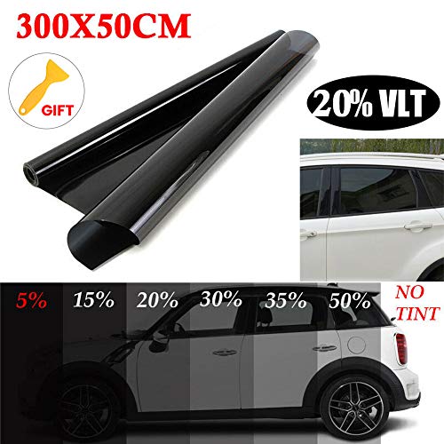 Zqasales Car Sunscreen Film Uncut Roll Window Sunscreen Film Mirror Window Film Static Cling Glass Tint Family Car Office Glass Sunscreen Film
