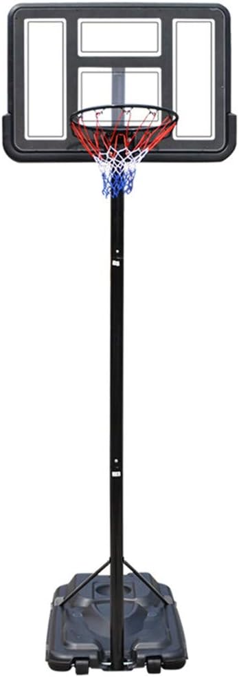 Lvbeis Portable Height-Adjustable Sports Basketball Hoop Backboard System Stand With wheels for Children and Adults