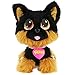Rescue Runts Shepherd Plush Dog, Black/Brown