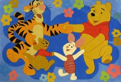 # Kinderteppich Disney Winnie Pooh Freunde Tanz 168x115cm