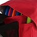 Kestrel Disc Golf Bag | Fits 12 Discs + Bottle | For Beginner and Advanced Disc Golf Players | Extremely Durable Canvas | Disc Golf Bag Set | Frisbee Golf Bag (Red)