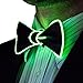 NEON NIGHTLIFE Light Up St Patricks Day Bow Tie, Irish Green Men's Glow in the Dark LED Tie