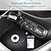 Bluetooth 5.0 Transmitter and Receiver, 2-in-1 Mini Bluetooth Audio Transmitter Adapter for TV, Wireless 3.5mm Aux Bluetooth Receiver for Home Audio/Car Stereo System (aptX)