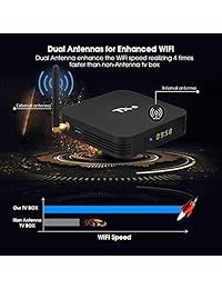 TV Box Android 6.0, Pendoo x10 Amlogic S905 X Smart Android cuatro núcleos 64 bits 2 GB RAM 16 GB ROM 2.4GHz + 5.8GHz WiFi HD 4K Box BT 4.1 1000m LAN.