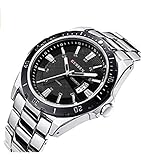 CURREN New Fashion Men's Quartz Sports Analog Wrist Watch 8110G (White+Black)