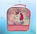 Unicorn Lunch-Box for Girls, Pink Bag for Toddler Daycare Pre-School, Large School Lunch-Boxes, Little Kids & Girl Toddlers | Cute Insulated Tote Rainbow Horn | Lunchera para niñas Bonitas | BPA Free