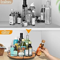 Lazy Susan Turntable Organizer with Anti-slip Mat