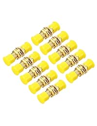 uxcell 5 piezas tono de oro hembra SMA Jack RF coaxial adaptador coaxial conector), a18020600ux0149
