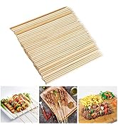 Bamboo Skewers, Fu Store 8 Inch Bamboo Sticks Shish Kabob Skewers,Grill, Appetizer, Fruit, Corn, ...