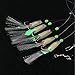 Fishcm Luminous Fishing Rigs Glow Soft Fish/Shrimp Lure Saltwater/Freshwater Fishing Bait Rigs (Simulation Fish Rigs)