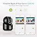 ANNKE HD 720p Wireless Security Camera Wi-Fi IP Camera with 2-Way Audio and Remote Pan/Tilt (Black)
