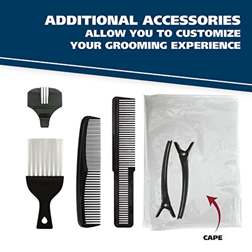 wahl color pro hair clipper kit with colored guide combs