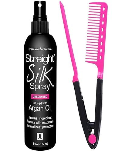 Amazon.com: Straight Silk Spray with Moroccan Argan Oil Thermal