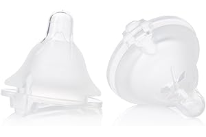 Evenflo Feeding Balance + Wide Neck BPA-Free Silicone Medium Flow Baby Bottle Nipple - 3 Months+, 2ct