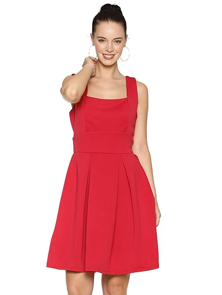 pleated one piece dress