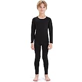 songcode Thermal Underwear for Kids Long Johns, Boys Thermal Underwear Set for Skiing, Base Layer Long Underwear Boy Winter
