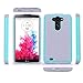 LG G Vista Case, LK [Shock Absorption] [Impact Resistant] Hybrid Dual Layer Armor Defender Protective Case Cover for LG G Vista (Mint)