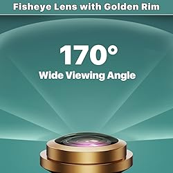 HD Backup/Front/Side View Camera with Gold