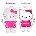 Pawliss Hello Kitty Airwalker Foil Mylar Helium Balloon Birthday Party Decoration Supplies, Large Size 33