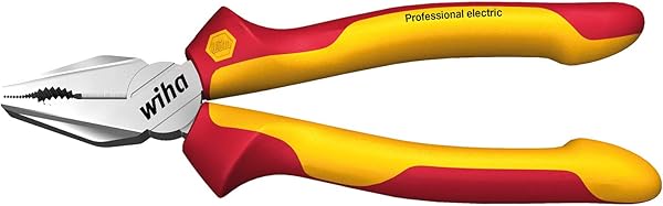 Wiha Zangen Set Professional electric VDE 26852 3 teiliger isolierter Zangensatz Kombizange Flach Rundzange Seitenschneider Zangen fr Elektriker